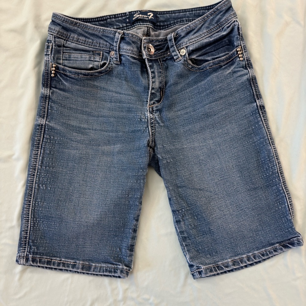 Seven7 Classic Jean Shorts ( denim )